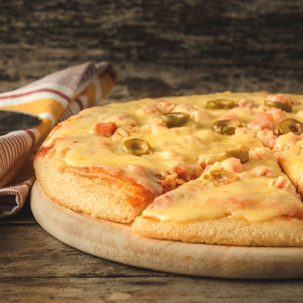 Pizza Mozzarella con Gustos Helix Libre de Gluten