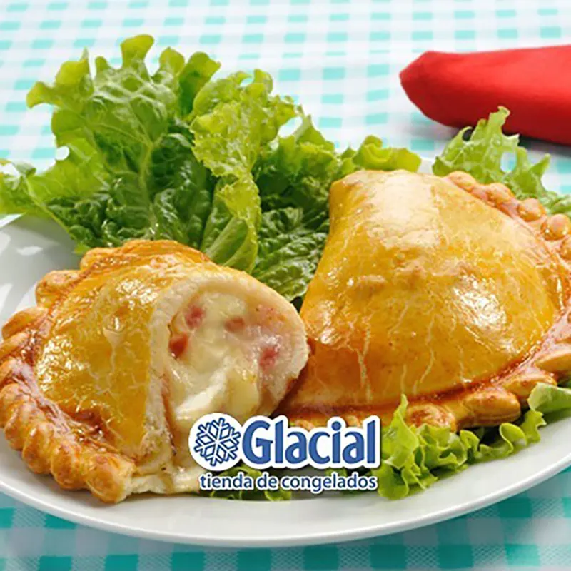 Empanadas de Jamón y Queso Glacial x10 Horneadas