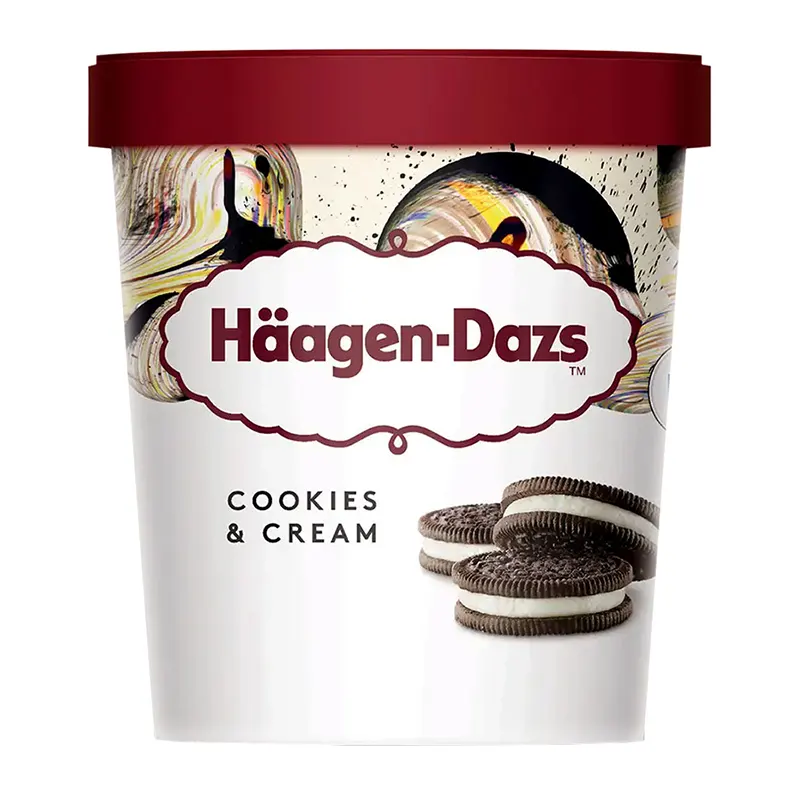 Helado Haagen-Dazs 473mL Cookies y Crema