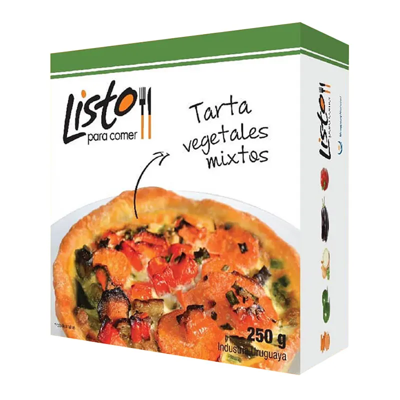 Tarta de Vegetales Mixtos Listo Para Comer