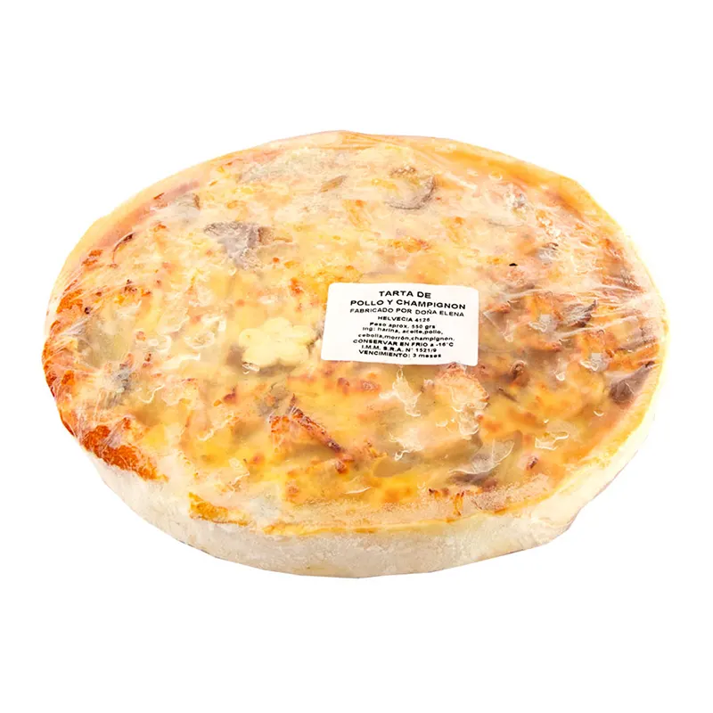 Tarta de Pollo y Champignones