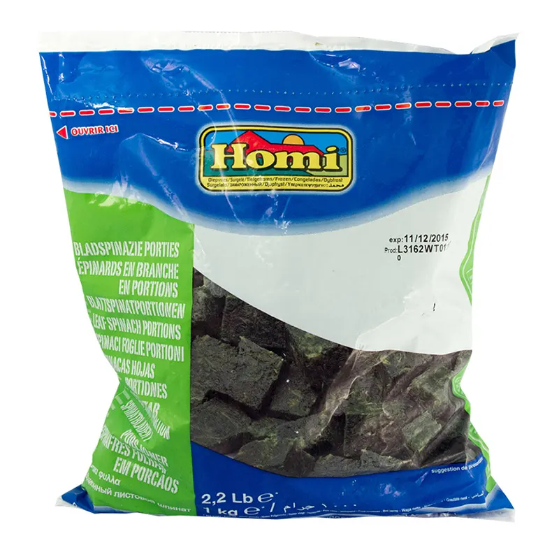 Espinaca en Porciones Homi 1kg