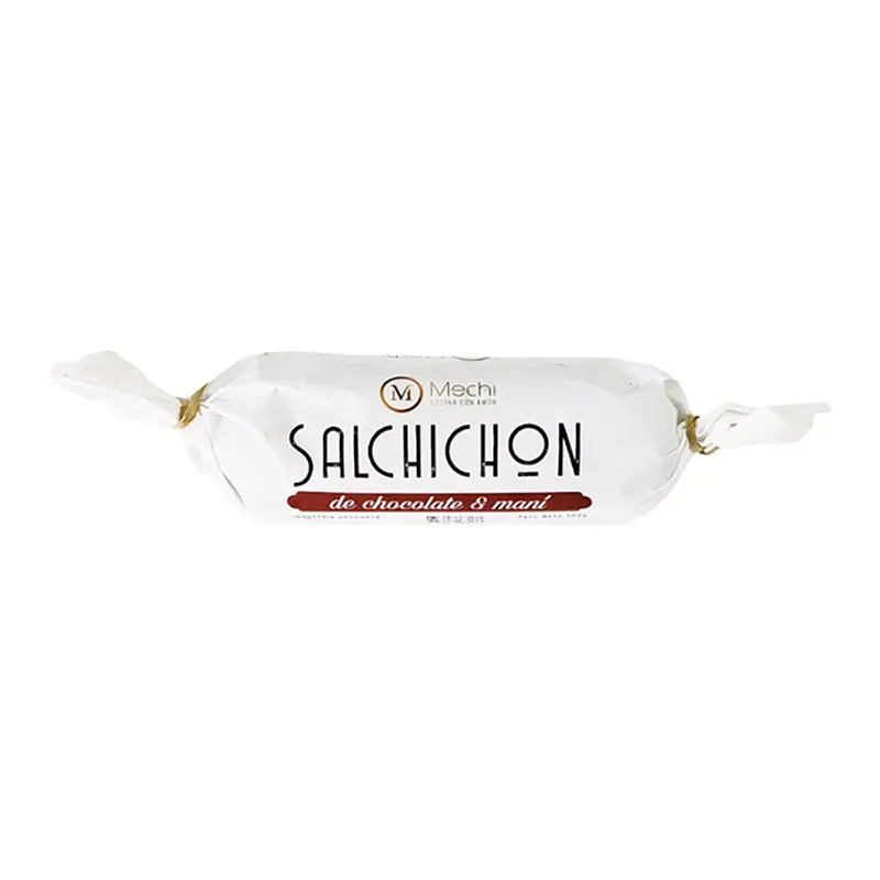 Salchichón de Chocolate y Maní Mechi