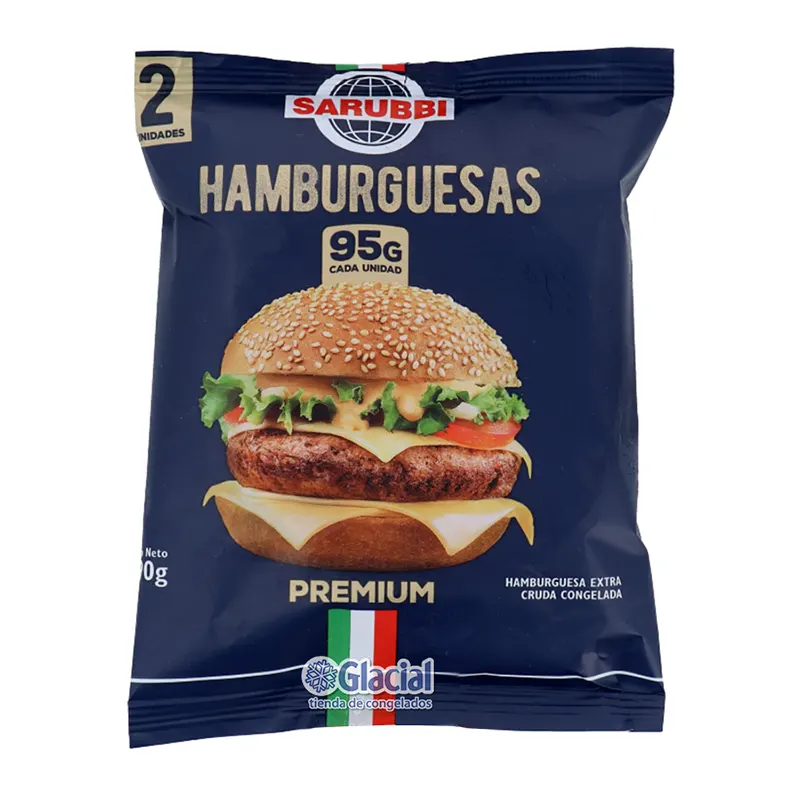 Hamburguesas Sarubbi Grandes x10 (95g)