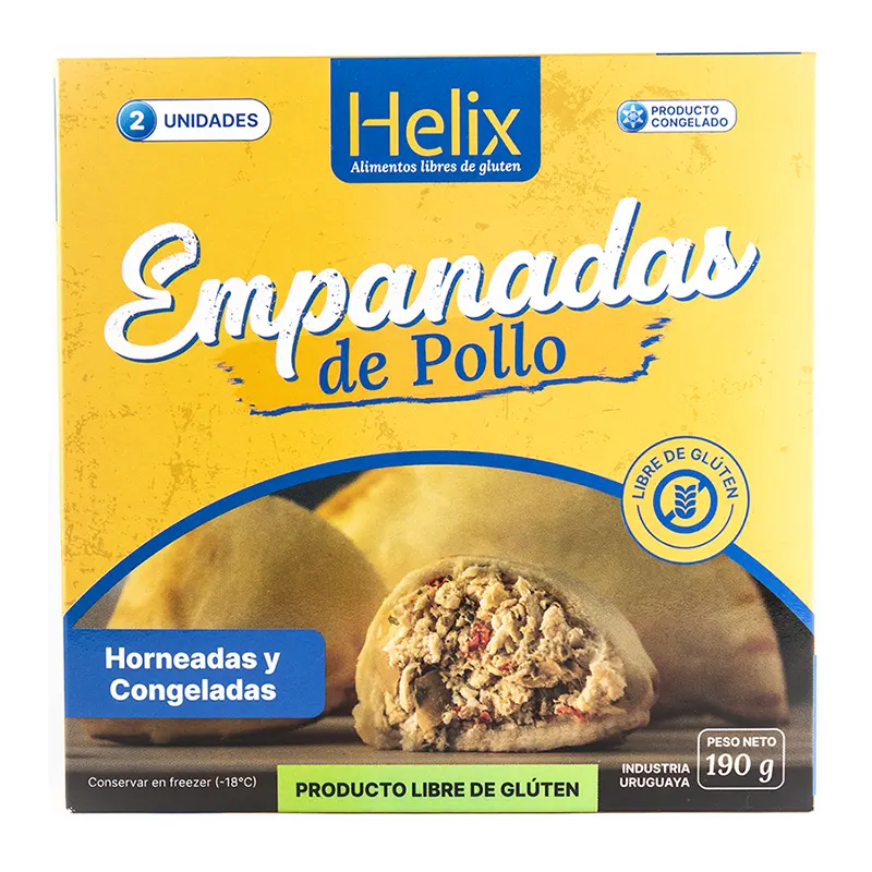 Empanadas de Pollo Helix x2 Libres de Gluten