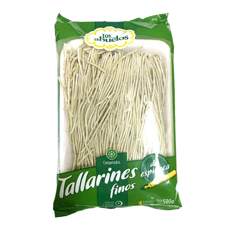 Tallarines Finos de Espinaca Los Abuelos 500g
