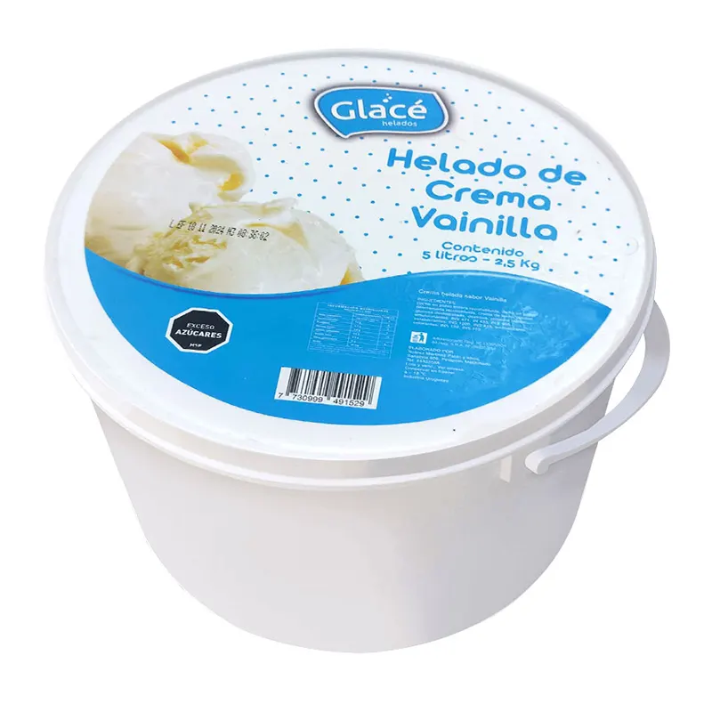 Helado Glacé 5L Vainilla