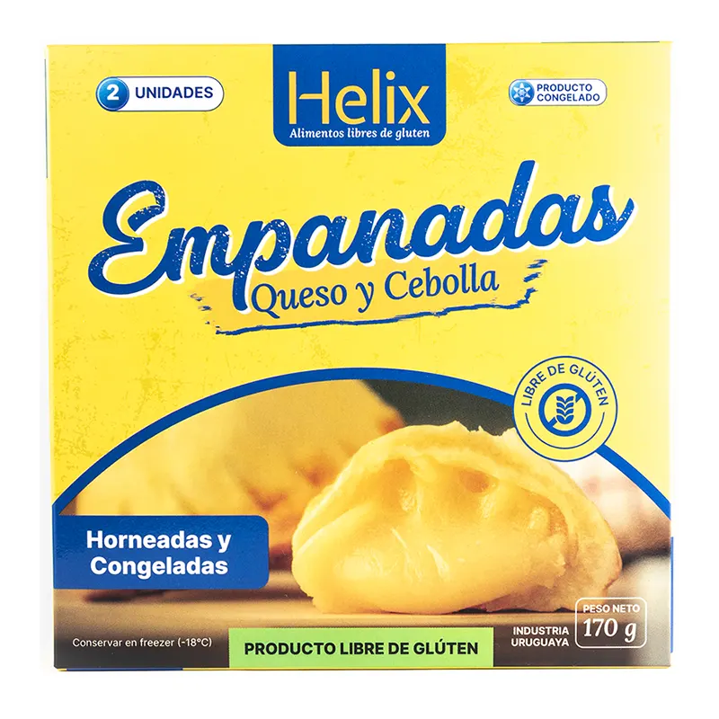 Empanadas de Queso y Cebolla Helix x2 Libres de Gluten