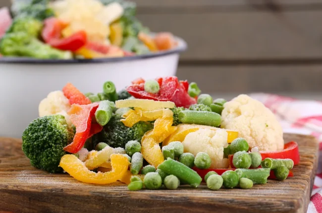 vegetales congelados para cocinar