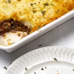 Delicioso pastel de carne