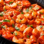 Camarones en salsa de tomate