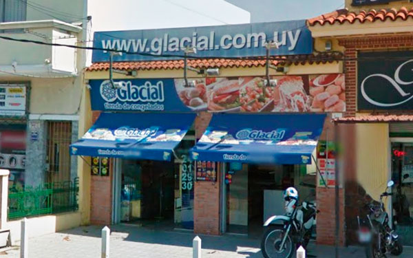 tienda glacial piedras blancas