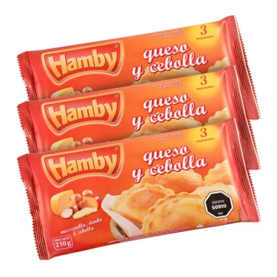Empanadas de Queso y Cebolla Hamby x9
