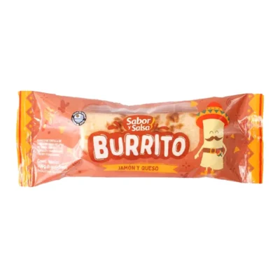 Burrito de Jamón y Queso Sabor y Salsa
