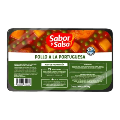 Pollo a la Portuguesa Sabor y Salsa 500GR