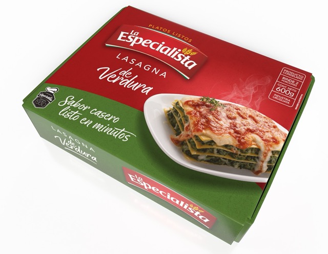 Lasagna de Verdura La Especialista 600g