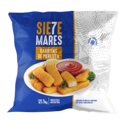 Barritas de Merluza Siete Mares 1KG