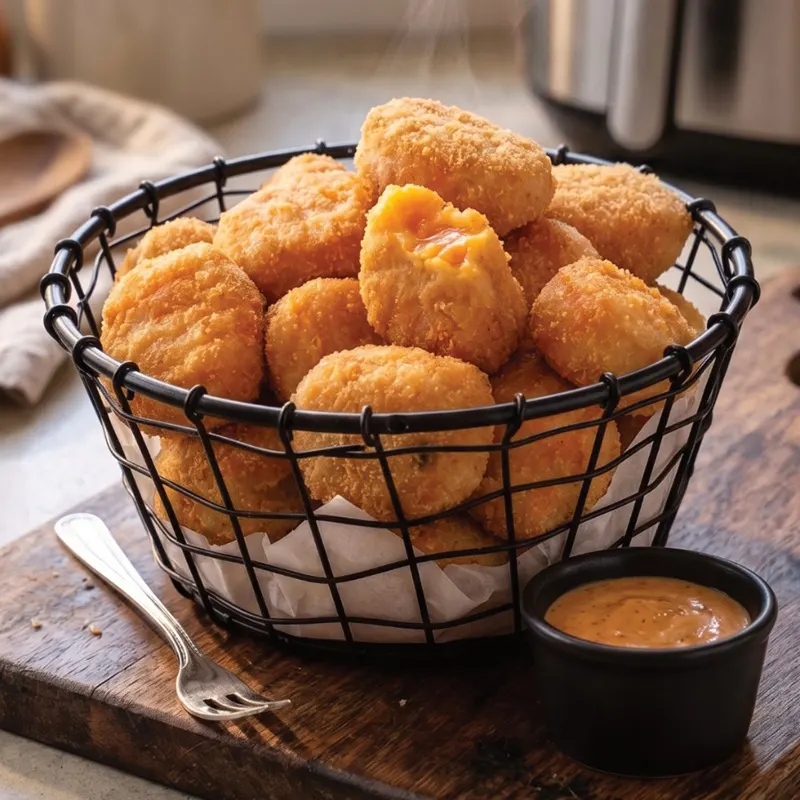 Mini Croquetas de Calabaza y Queso Solimeno
