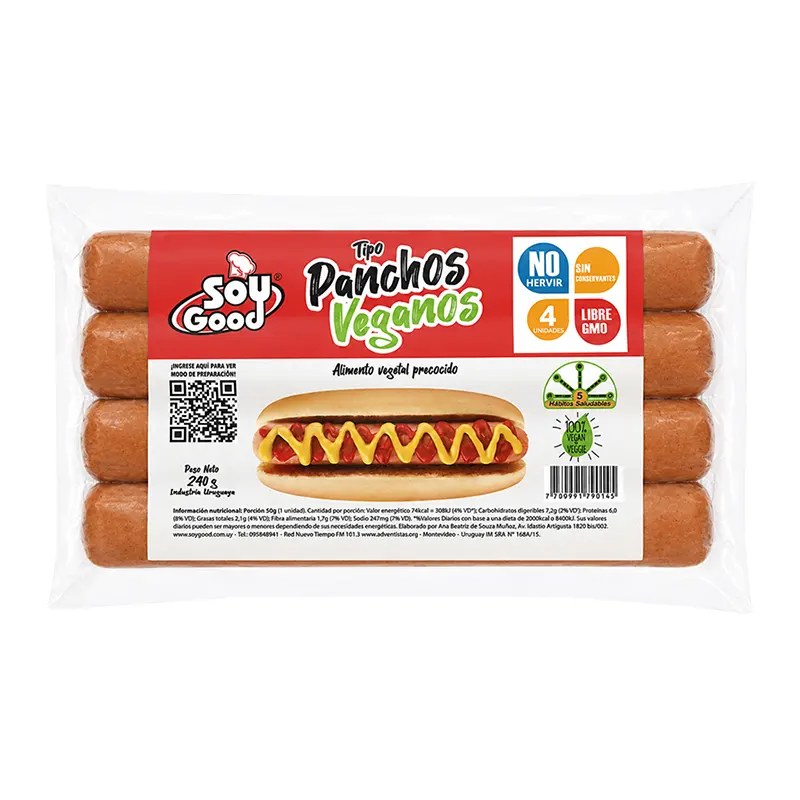 Panchos Veganos Soygood x4